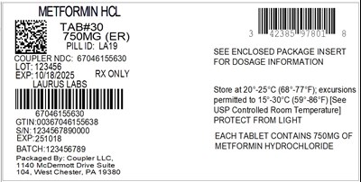 Label (42385 978 01 Metformin HCl 750mg (er) 67046 1556 30)